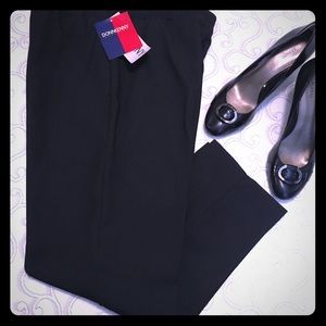 DonnKenny Black Dress Pants Size: 16P Stretch Poly